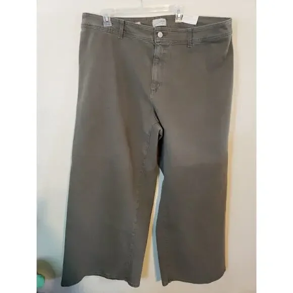 New Women’s High-Rise Sailor Wide Leg Ankle Jeans Universal Thread Y2K Size 20 - Picture 2 of 12